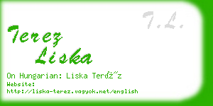 terez liska business card